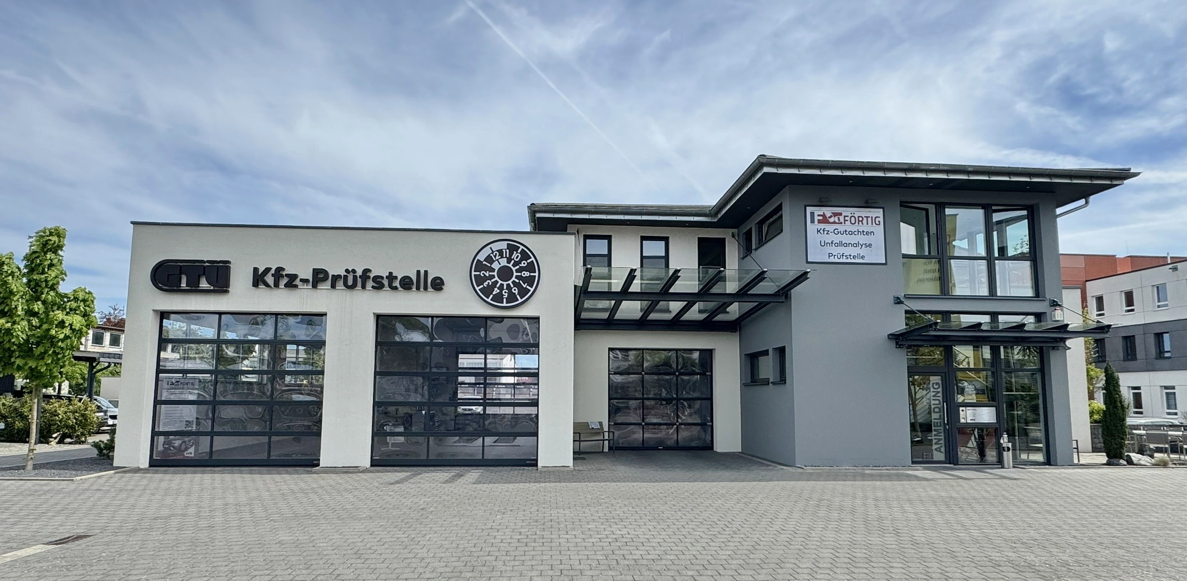Kfz-Prüfstelle Förtig in Goldbach – Außenansicht